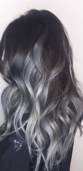 Mane Interest: Before & After: Silver Balayage Storm